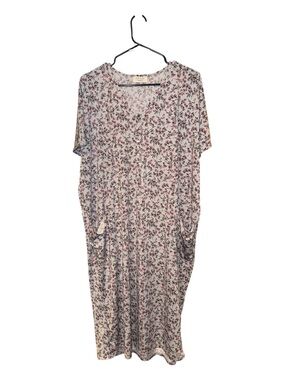 Dwell + Slumber Floral Nightgown Sleepwear Housedress One Size